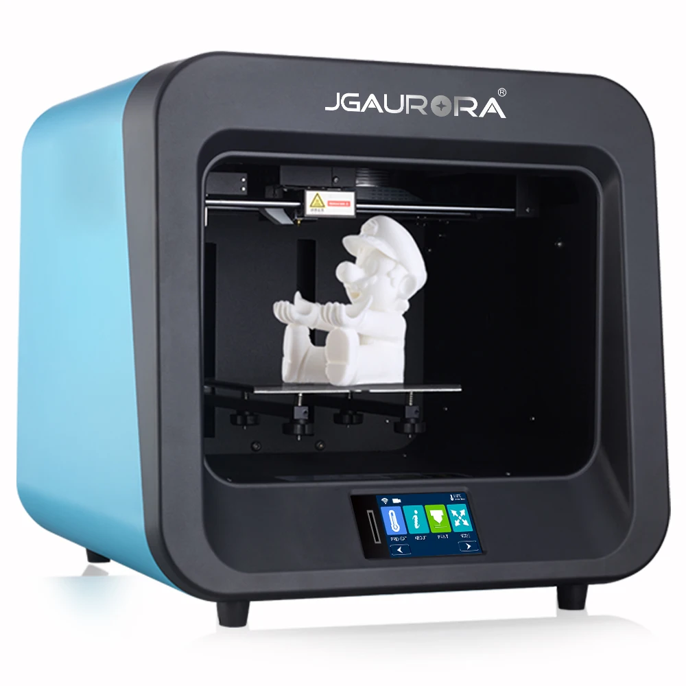 Двухосевой интегрированный двигатель JGAURORA 3d принтер A4S быстрая скорость