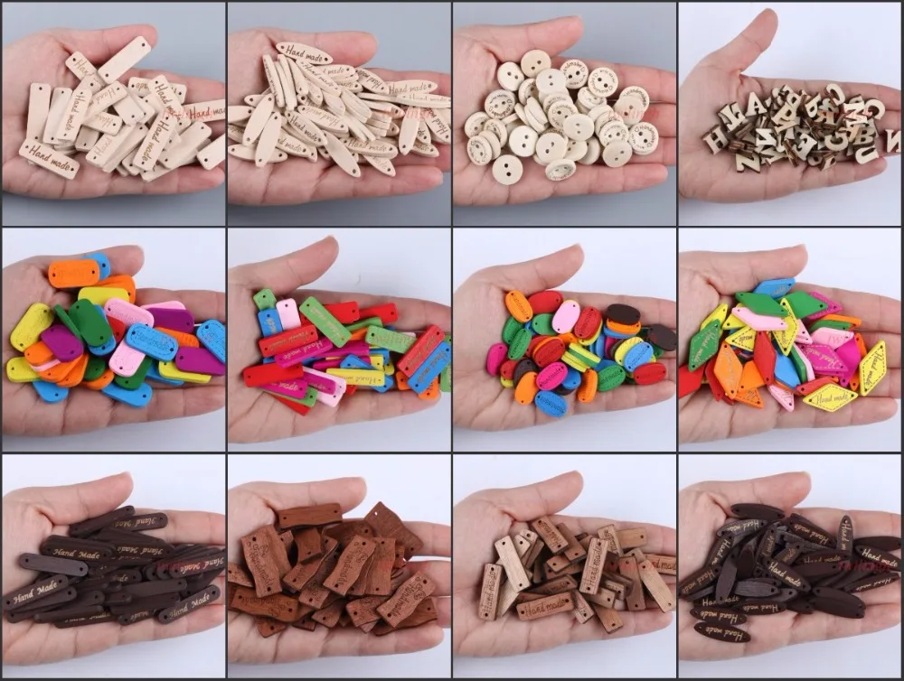 50 шт. деревянные пуговицы с двумя отверстиями|sewing buttons|buttons sewingwood sewing buttons |