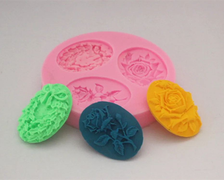 Силиконовая форма для цветов антипригарная столовой бара украшения тортов