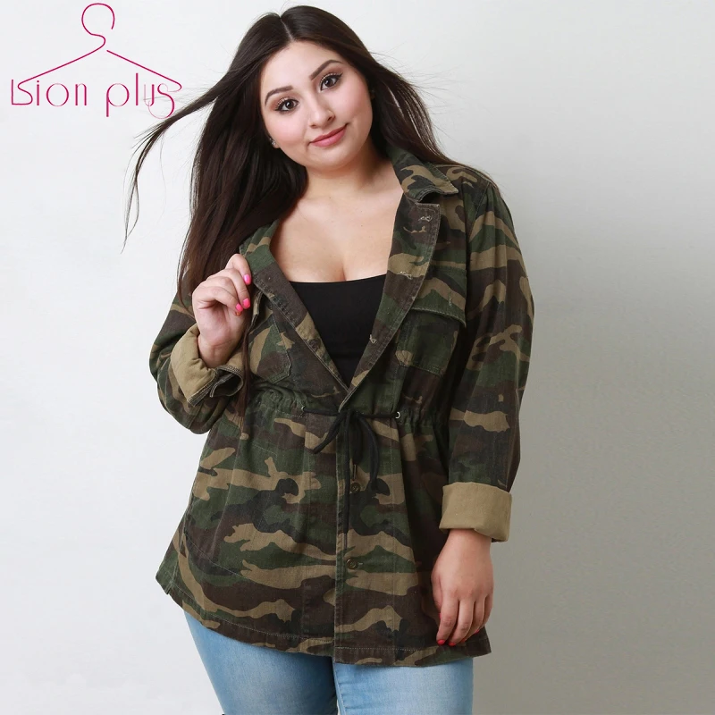 Женская Офисная камуфляжная куртка 7xl 6xl большие размеры d 2018 весенние
