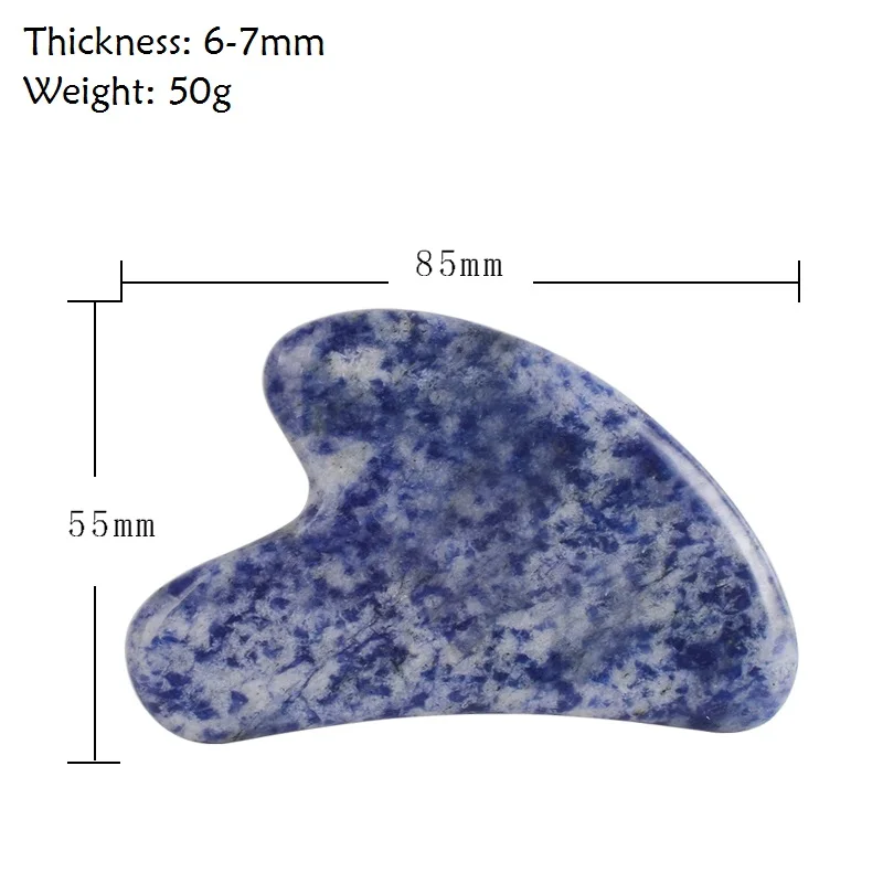 Массажер гуашный нефритовый для лица натуральный кальдалитовый устранения
