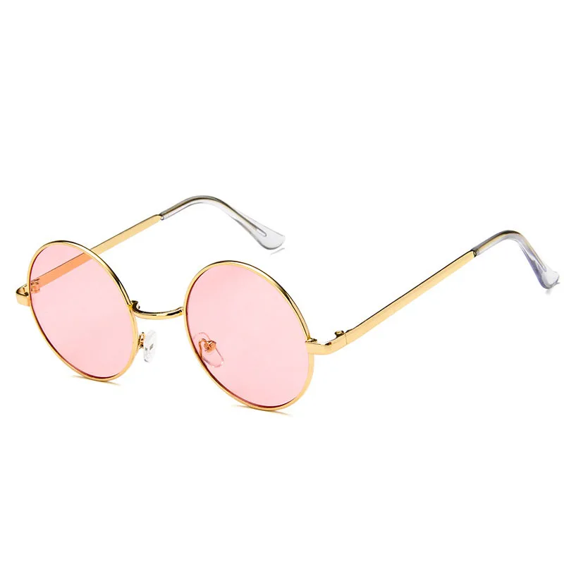 Классические круглые солнцезащитные очки ретро мужские и женские модные