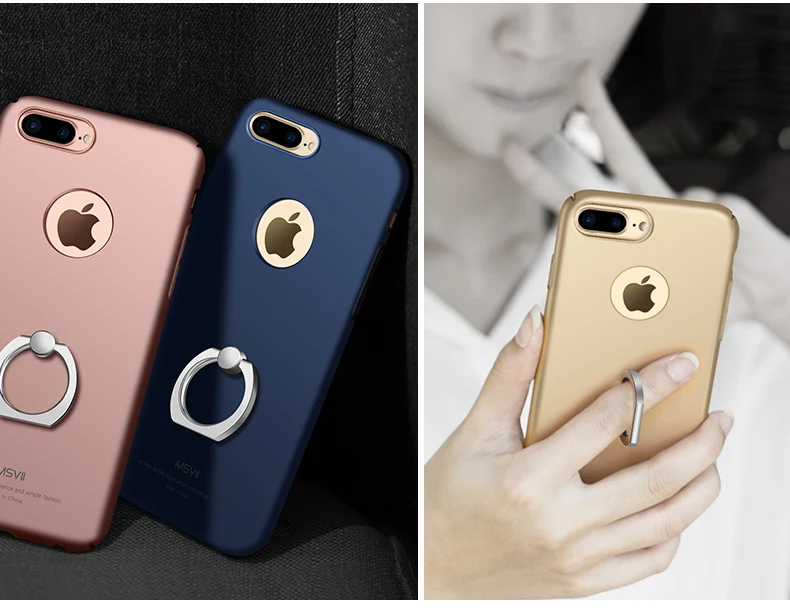 Оригинальный Роскошный чехол MSVII для iphone 7 (4 дюйма) plus (5 5 жесткий простой и матовый