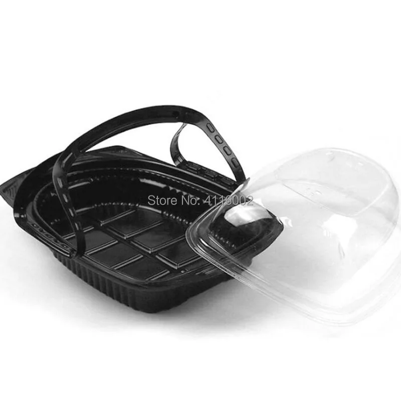 80 комплектов одноразовая упаковка для жареной курицы утки пластиковая большая