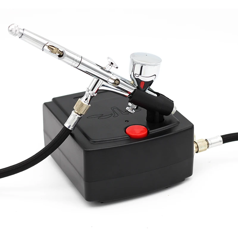 Аэрограф Двойного Действия 0 2 мм Воздушный Распылитель комплект компрессора