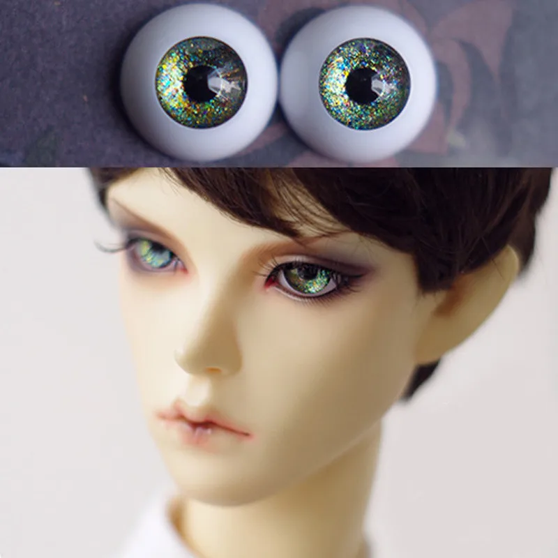 Глаза Bjd для кукол BJD игрушки sd очков 1/3 1/4 1/6 1/8 SD 16 мм 18 20 22 акриловые зеленые глаза