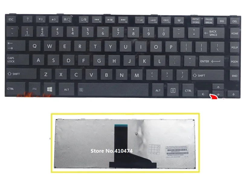 Клавиатура для ноутбука Toshiba Satellite L800 L805 L830 L835 L840 L845 C800 C840 C845 P840 P845 M840 | Компьютеры и