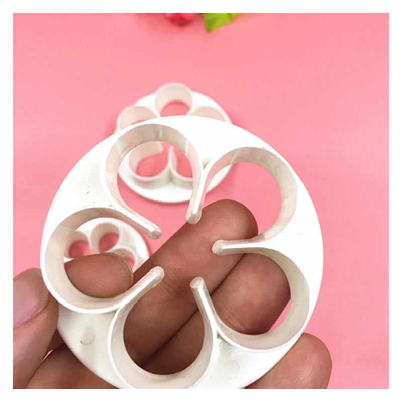 3 шт./компл. рельефная Роза цветок для края торта инструмент украшения