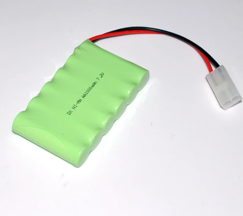 2 шт. аккумуляторные батарейки 7 в AA 1000 мАч никелево металлогидридные