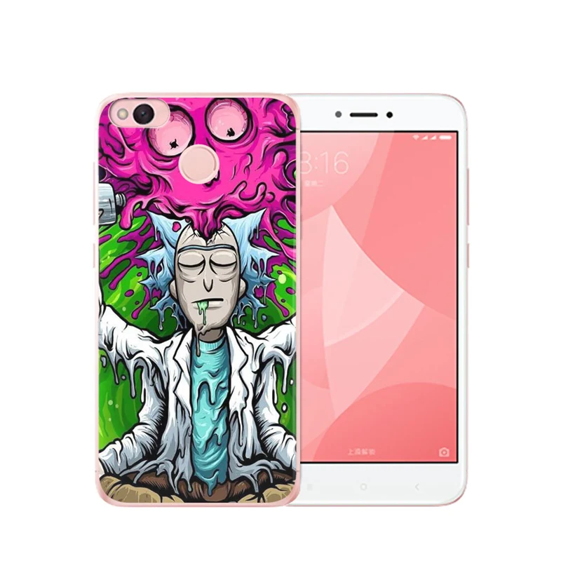 Роскошный чехол для телефона Rick And marty, чехол для Xiao mi Red mi 3S Pro 4X 4A 5A 5 Plus Note 3 4 4X6 6A mi A1 5X, мягкий силиконовый чехол из ТПУ