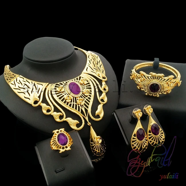Yulaili зрелища Дубай комплект ювелирных изделий|dubai jewelry sets|jewelry setsdubai |