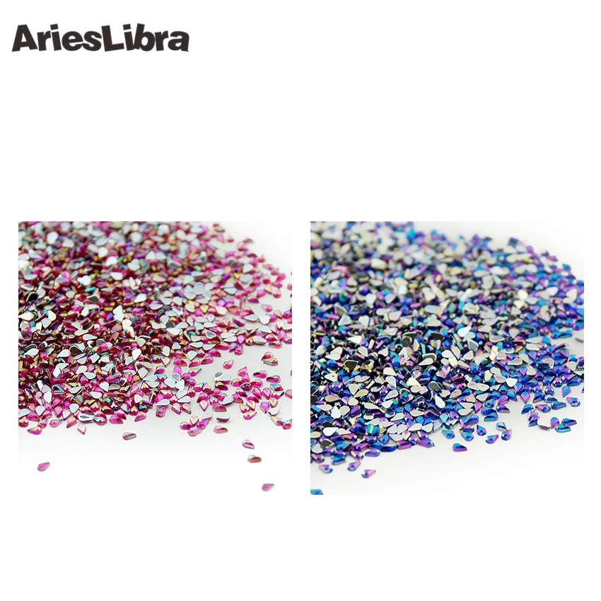 AriesLibra 500 шт./упак. 12 Цветов, по которым вы должны выбрать Каплевидная форма аксессуары для ногтей Стразы DIY украшения искусства ногтя