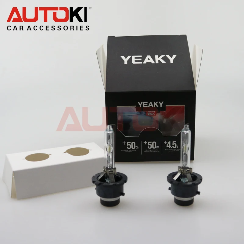 Ксеноновая лампа высокой яркости Autoki Yeaky серии 35 Вт 12 В HID D2S Биксеноновая Лампа
