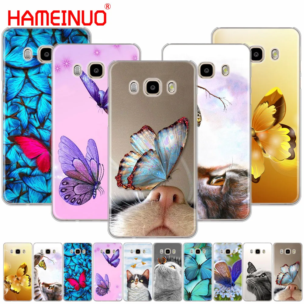 HAMEINUO чехол для телефона с подставкой-бабочкой на кошачьем носу Samsung Galaxy J1 J2 J3 J5 J7