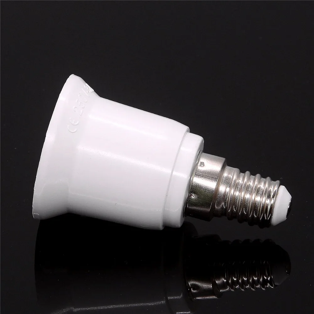 E14 To E27 lamp Holder Converter Fireproof Material 110V 220V Socket Base Adapter Conversion For LED Lamp Corn Light Bulbs | Освещение