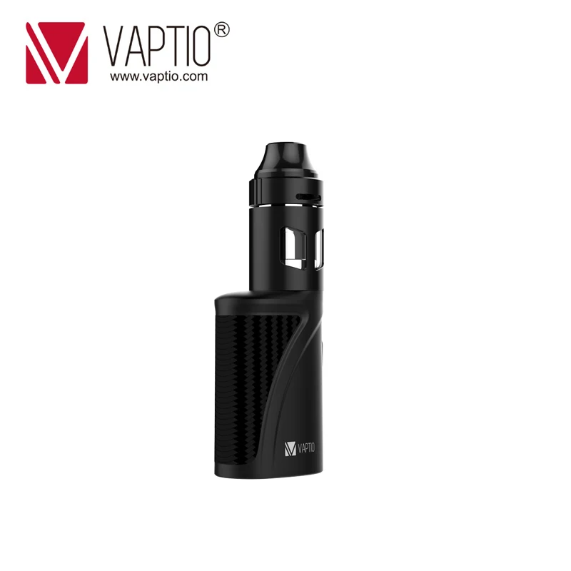 【Отправить подарок на год 】vaptio 1300 мАч P1 Mini S vape Комплект Встроенный аккумулятор мод 50 Вт 2,0 мл атомайзер испаритель электронная сигарета - Цвет: BLACK