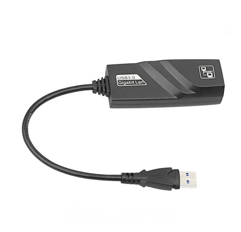 50 шт./лот USB3.0 USB 3,0 до 10/100/1000 Мбит/с RJ45 Gigabit Ethernet сетевой адаптер сетевой карты для Macbook Mac ОС Windows
