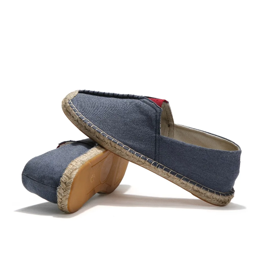 OUDINIAO/Мужская обувь Повседневная прошитая дышащая парусиновая Мужская модная