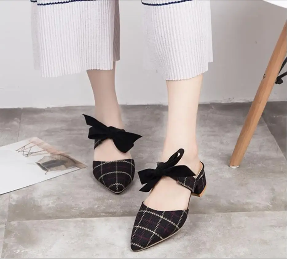 Женские шлепанцы Новинка 2018 года модные на толстой подошве с сеткой в стиле