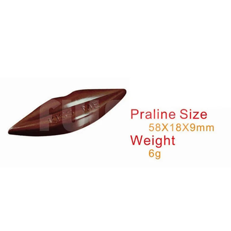 Подарок на день Святого Валентина Поцелуй меня в форме губ конфеты шоколадная