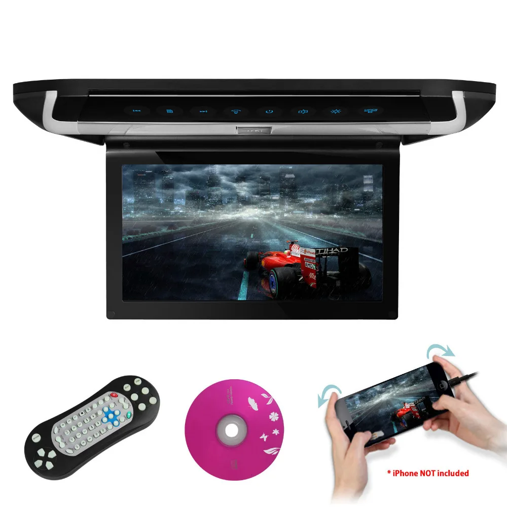 XTRONS монитор 10 &quotавтомобиль аудио HD TFT сенсорный Панель устанавливаемый на крыше