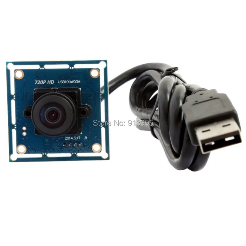 720P hd cmos OV9712 MJPEG 170 degee широкоугольный объектив рыбий глаз Бесплатный драйвер usb