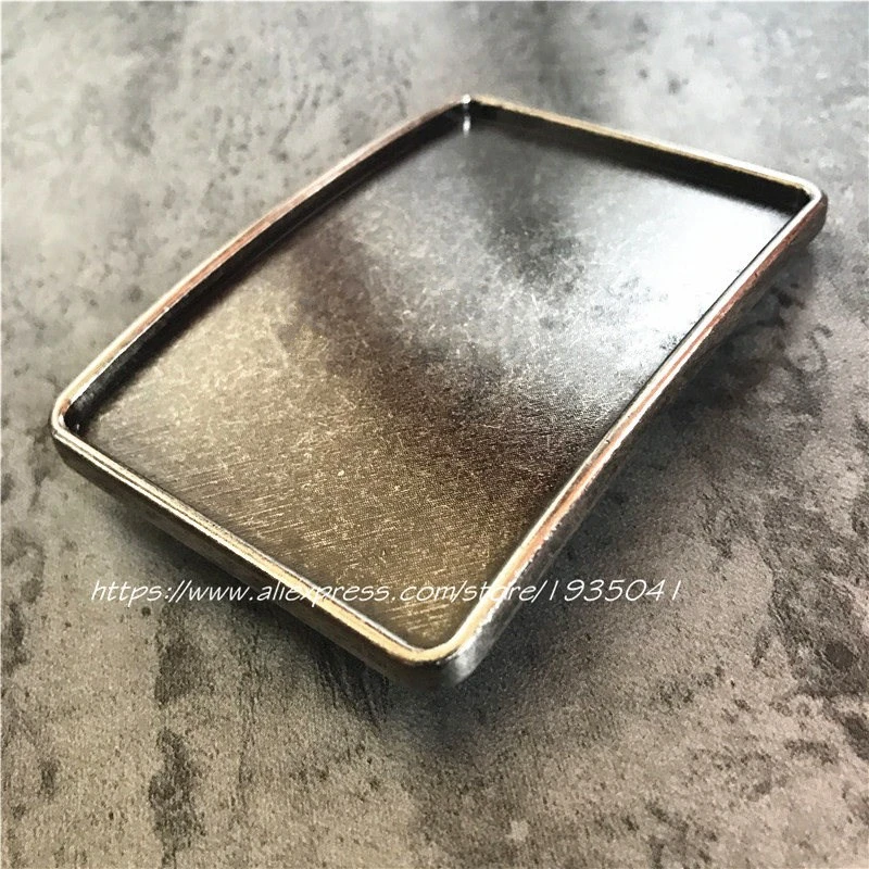 

Fashion Tin plating Metal Belt Buckle Fashion DIY Flat Retro Buckles Fit 4cm Wide Belt Men,Women Jeans,Clothes accessories