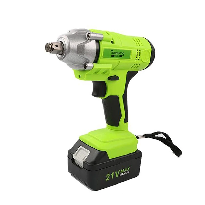 Toolstrong 21V li ion 0 3300rpm 320n. m Электрический ударный гайковерт DIY бытовой электрический