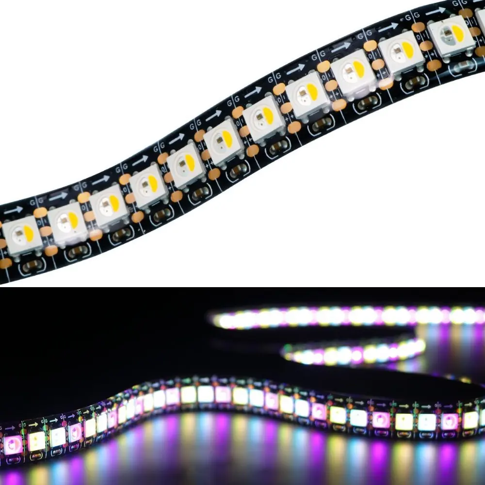 WIXURE SK6812 RGBW RGBWW светодиодный полосы 5050 RGB + теплый белый подобные WS2812B 3.3ft/1 м 144 s /m