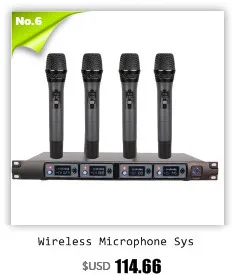 Беспроводной SystemX-4600 профессиональный микрофон 4 канала VHF Профессиональный 4 ручной микрофон для сцены караоке беспроводной микрофон