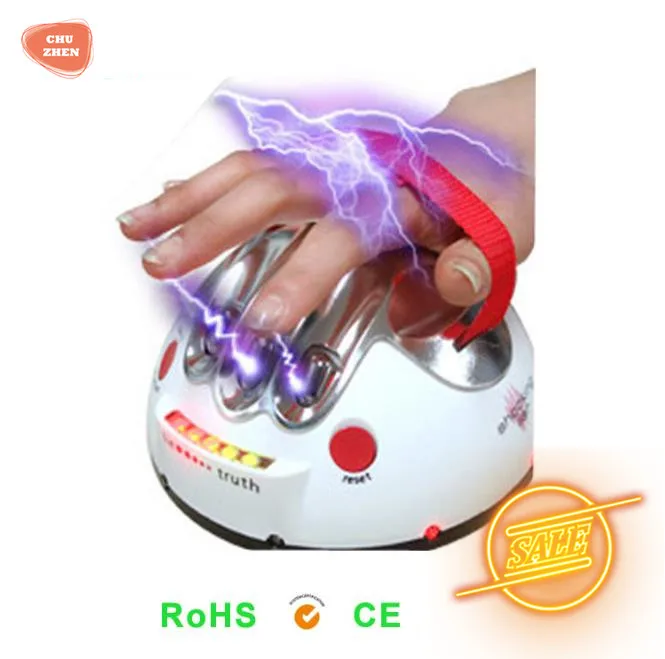 Оригинальный миниатюрный Полиграф с электрошоком игра для вечерние истинные слова приключения интересные