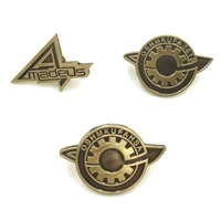 anime steinsgate makise kurisu labmem japanese lapel pin brooch badge cosplay the fate of the stone door 2010badge