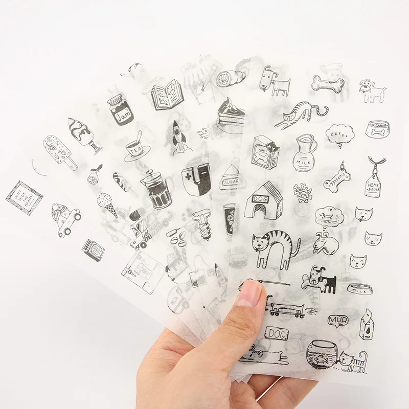6 шт. новые милые наклейки DIY для индекса телефона|stickers diy|stickers stickersstickers planner |
