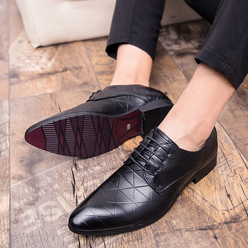TOSJC/мужские строгие туфли в стиле ретро Мужские модельные на шнуровке британском