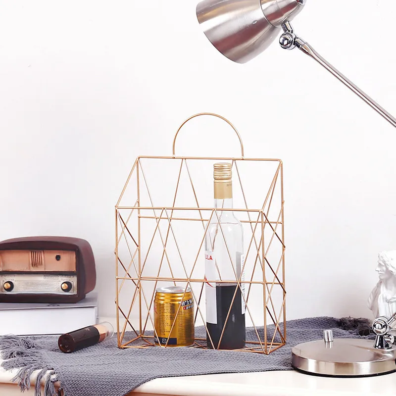 Декоративная книжная полка JO LIFE в скандинавском стиле металлический Железный