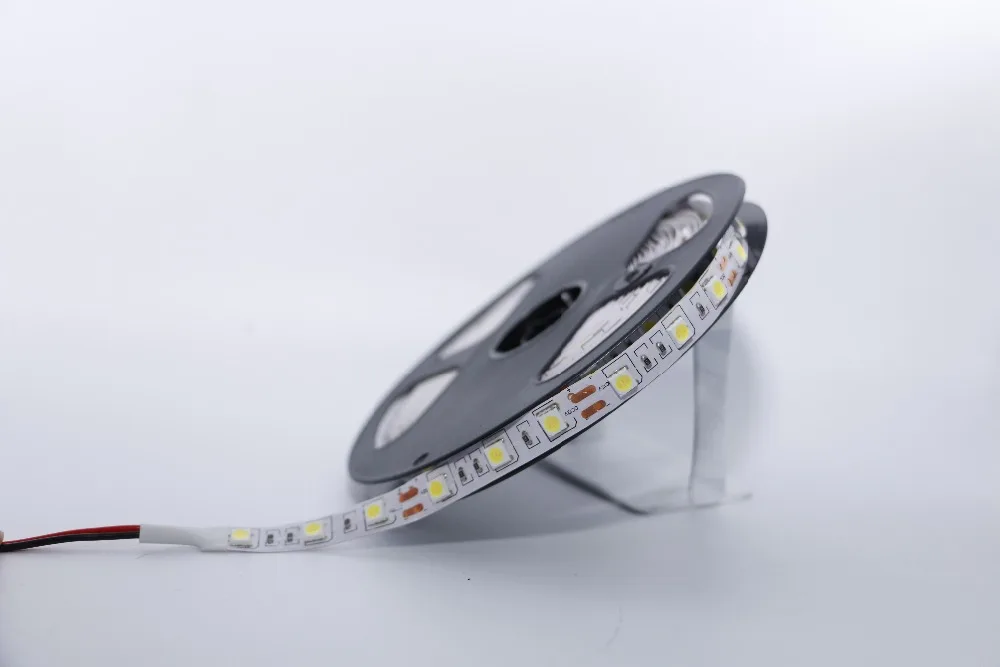 DC12V 1/2/3/4/5 м 5050 SMD RGB Светодиодные ленты светильник Водонепроницаемый/без гибкая светодиодная лента полоска светильник 60 светодиодный s/M Тира домашний декор, лампа для автомобиля