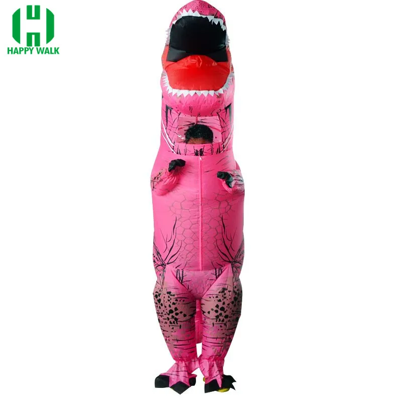 Детский надувной костюм динозавра для взрослых t rex Хэллоуина косплей аниме