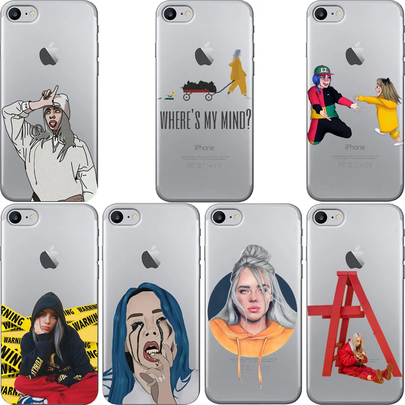 Billie Eilish Khalid прекрасный матовый прозрачный жесткий чехол подходит для iPhone11 11Pro 11ProMax X XR XS Max 8 8Plus 7Plus 6 6Plus 5 SE
