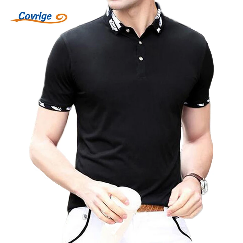 Covrlge 2017 Mens Polo Shirt Brands Summer Fashion Tops Luxury Men Solid Short Sleeve Tee Shirts Brand Casual Polos MTP018 | Мужская