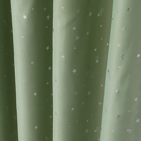 Color 6 ICECUR Блестящая серебряная звезда, Затемненные занавески на окна для детей, детская спальня, оконная вуаль, тюль, занавески для гостиной, домашний декор - Цвет: Color 6