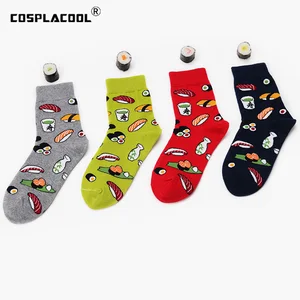 COSPLACOOLHarajuku Sushi дизайнерские забавные носки, японские креативные Носки с рисунком, женские носки, новинка, Life Calcetines Mujer Sokken