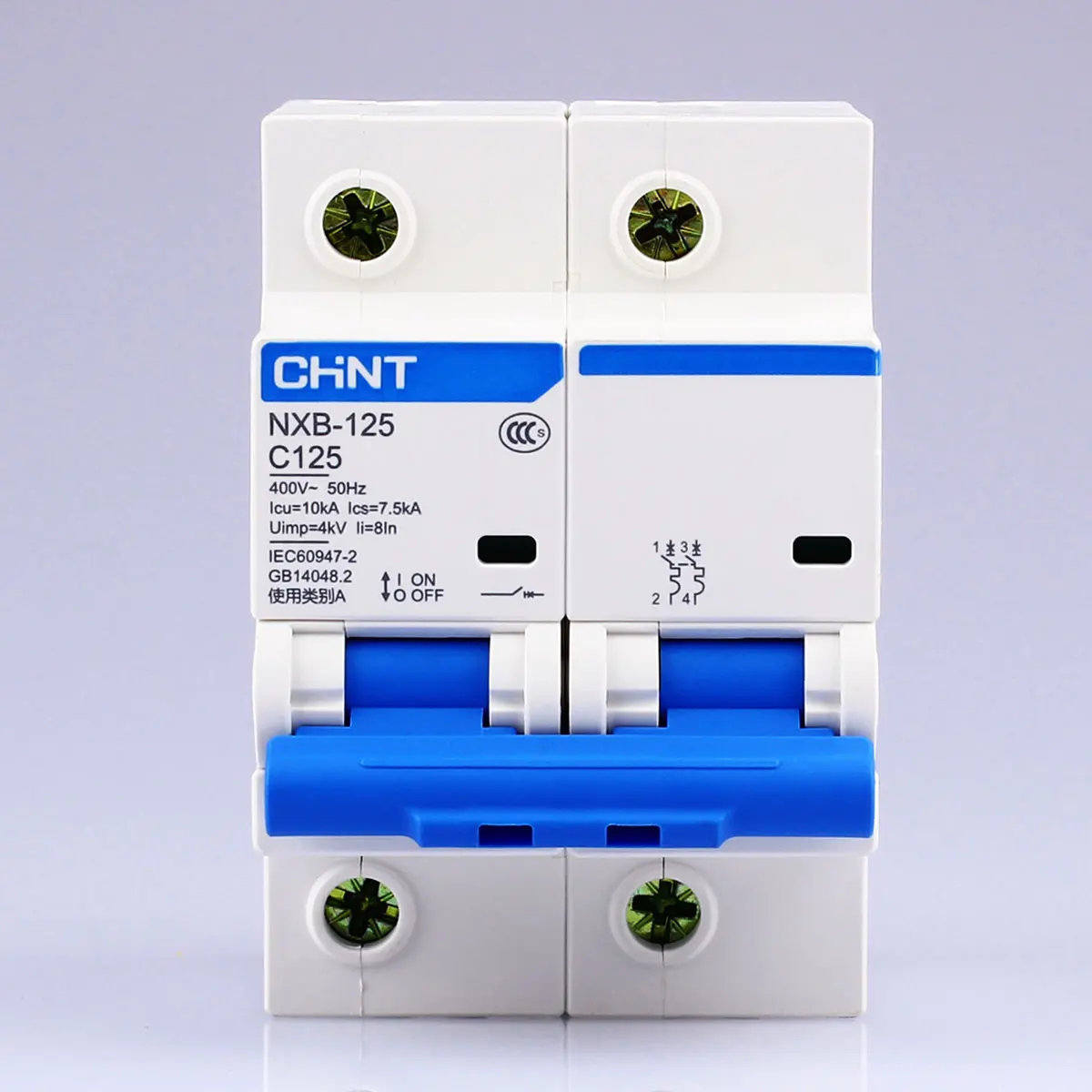 Автоматический выключатель CHNT CHINT NXB-125 2P 63 А 80 220 230 В 50 Гц миниатюрный DZ47 |