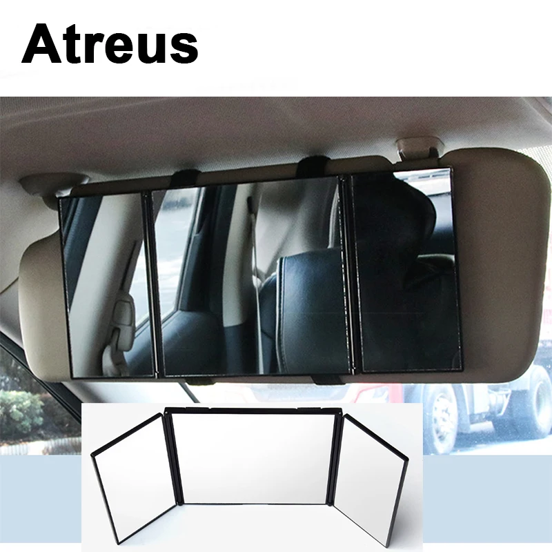 Atreus Foldable Makeup Rear View Sun Shade Baby Care Mirror For Lexus Honda Civic Opel astra h j Mazda 3 6 Kia Rio Ceed Volvo | Автомобили
