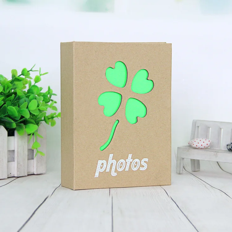 6-дюймовые модные милые фотоальбомы ручной работы Эйфелева башня с клевером для