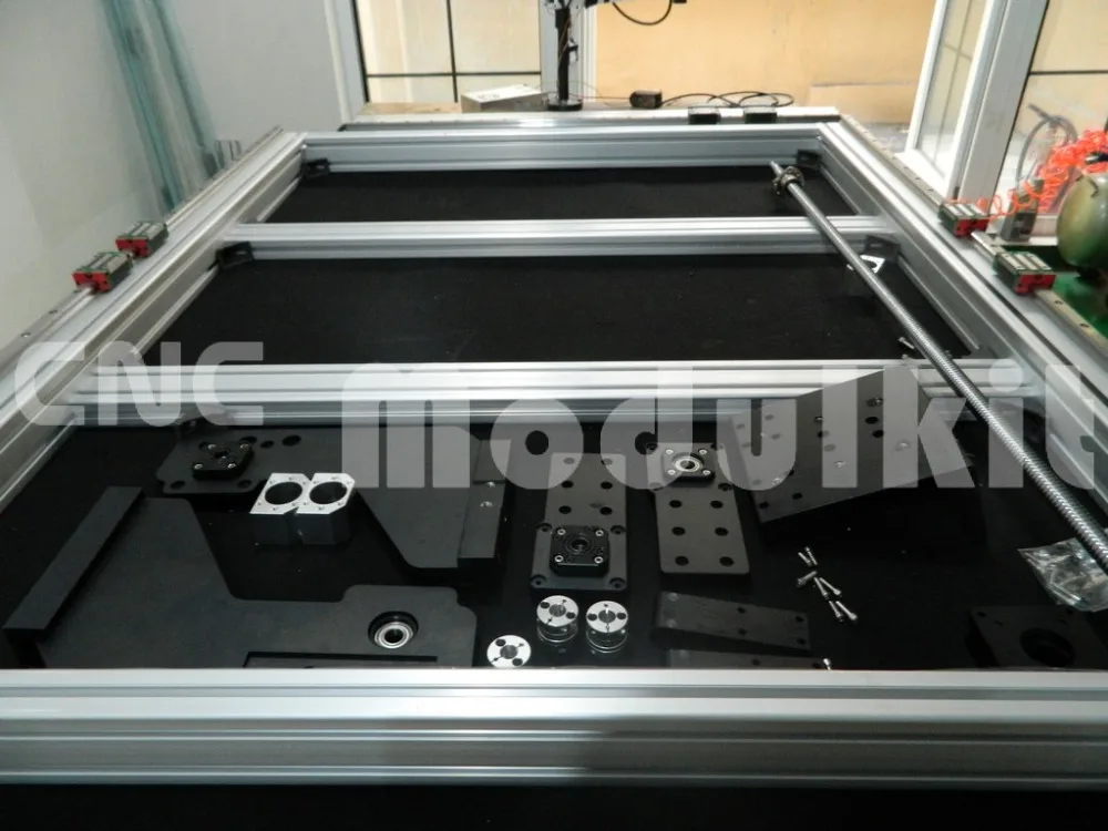 CNC R3 деревянный гравировальный станок с ЧПУ модульный комплект HGR20Rail Пылезащитная Крышка алюминиевый механический комплект сервопривод шпиндель фрезерный станок с ЧПУ