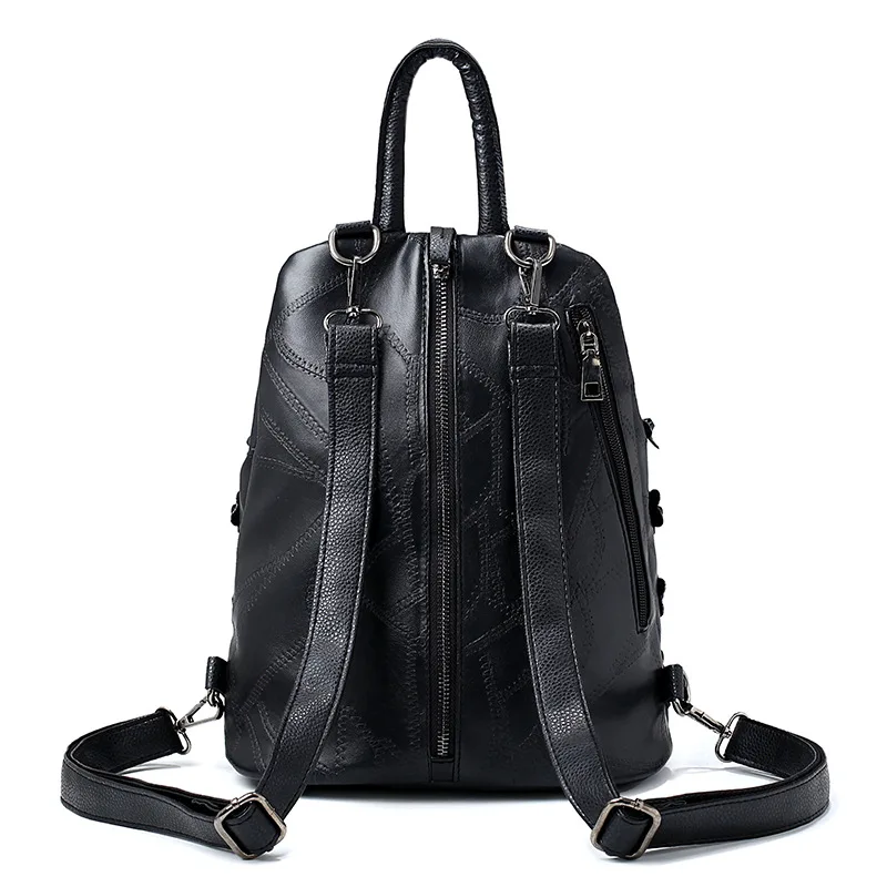 Повседневная Женщины Рюкзаки Случайные Кожа Дамы Рюкзак Путешествия Для