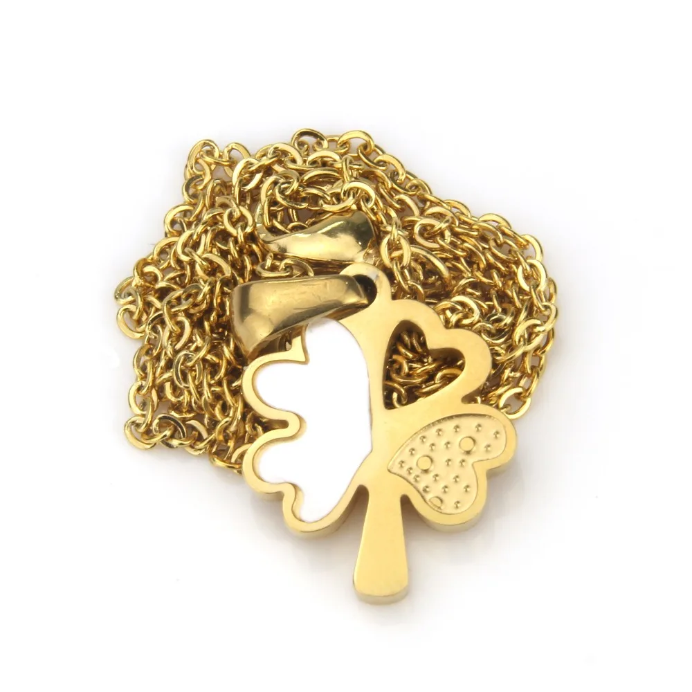 LINDA FOLHEADOS ювелирное изделие золотая цепочка из нержавеющей стали в форме