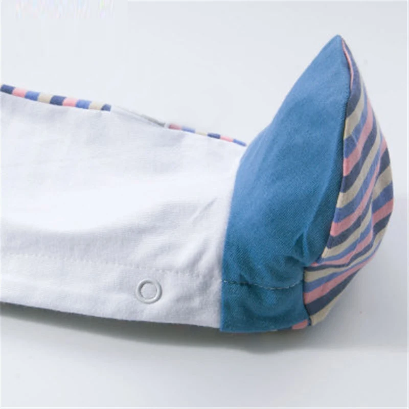 Одежда для малышей унисекс детские комбинезоны с пуговицами и круглым вырезом из