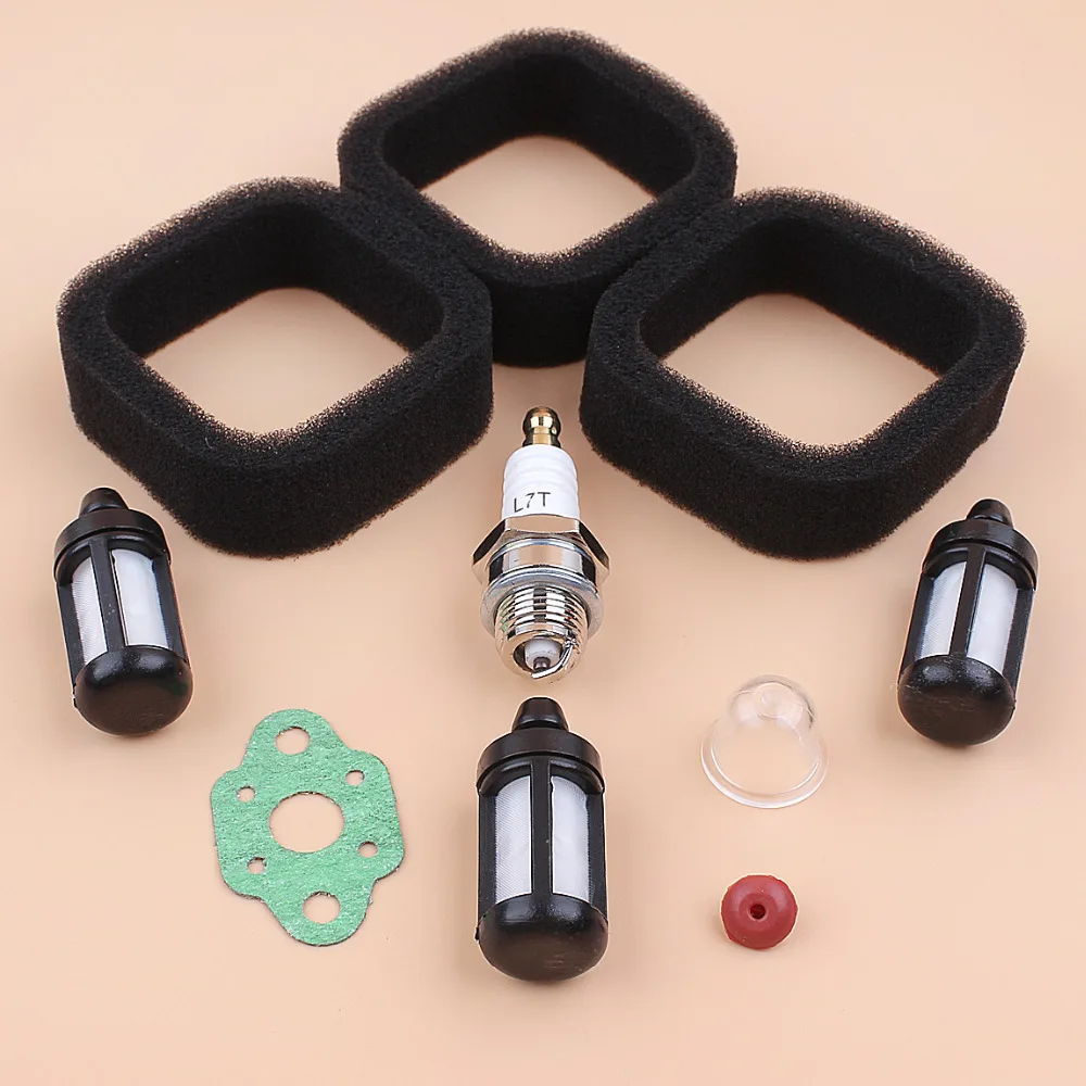

Air Filter Fuel Filters Spark Plug Repair Kit fit KAWASAKI TH23D TH26D TH23 TH26 TJ27 Trimmer Brushcutter Spare Parts