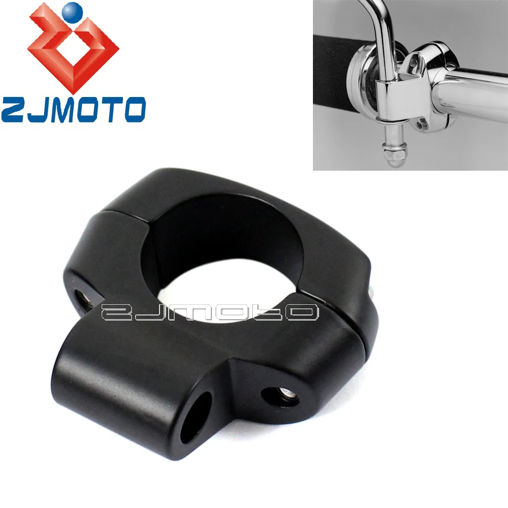 Мотоциклетный зеркальный зажим для руля 1 дюйм держатель сигналов поворота Harley